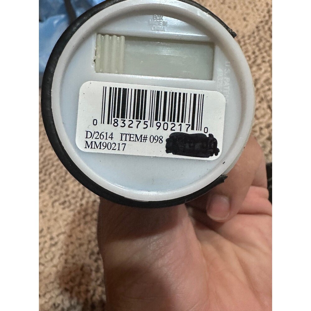 Mossimo Mm90217 Rectangular Black Dial Watch Silv… - image 3